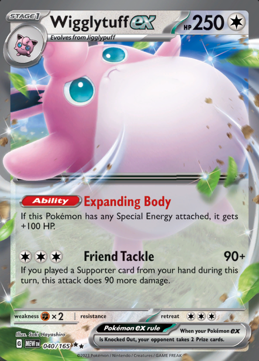Wigglytuff ex - 040/165