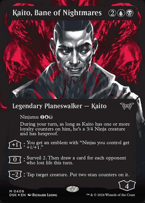 Kaito, Bane of Nightmares (Textured Foil)