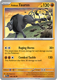 Paldean Tauros - 108