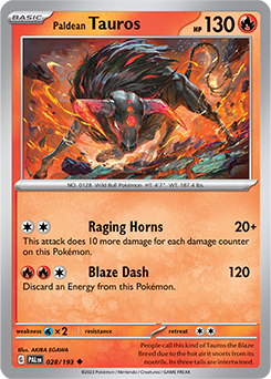 Paldean Tauros - 028