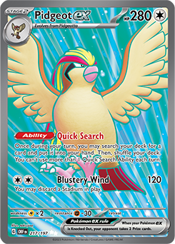 Pidgeot ex - 217