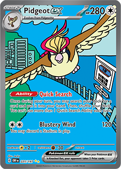 Pidgeot ex - 225