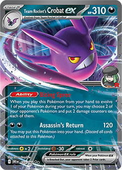 Team Rocket's Crobat ex - 122/182