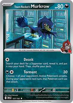 Team Rocket's Murkrow - 127/182