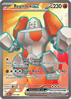 Regirock ex - 214/182