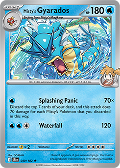 Misty's Gyarados (Prerelease)